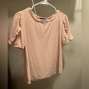 Work Appropriate Blush Blouse